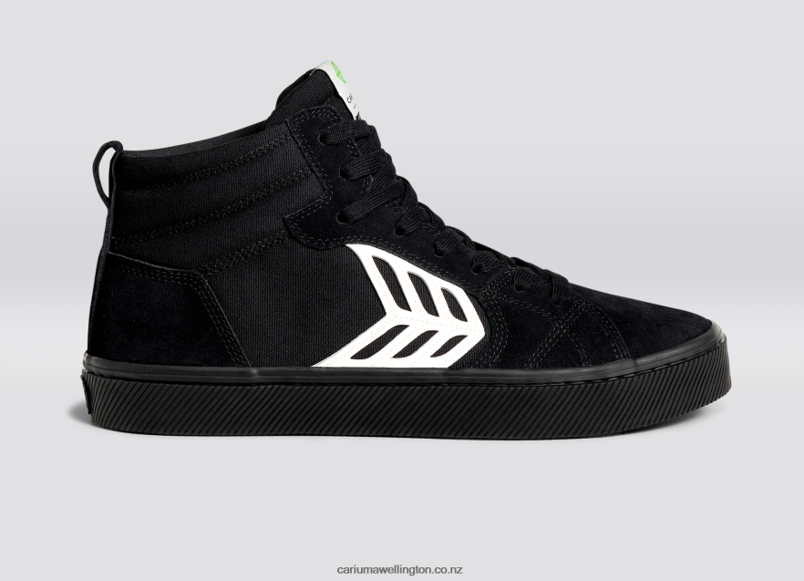 Men Cariuma All Black/Ivory TZ68P2143