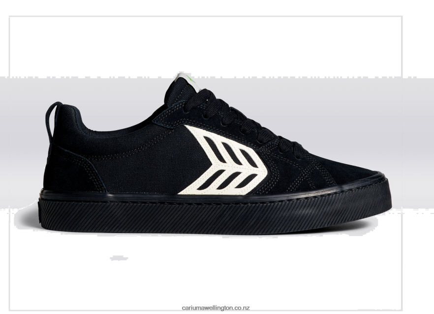 Men Cariuma All Black/Ivory TZ68P2128