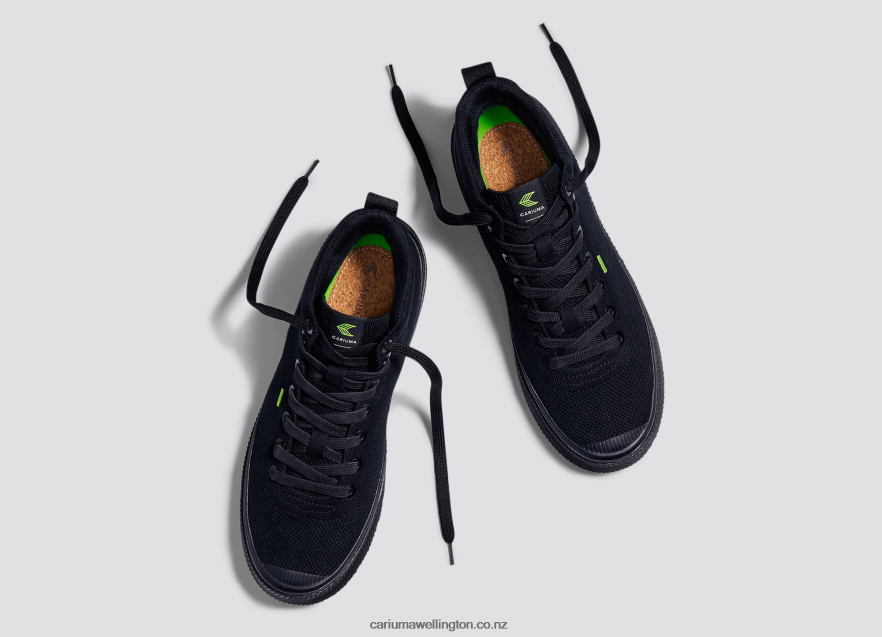 Men Cariuma All Black Knit TZ68P2190