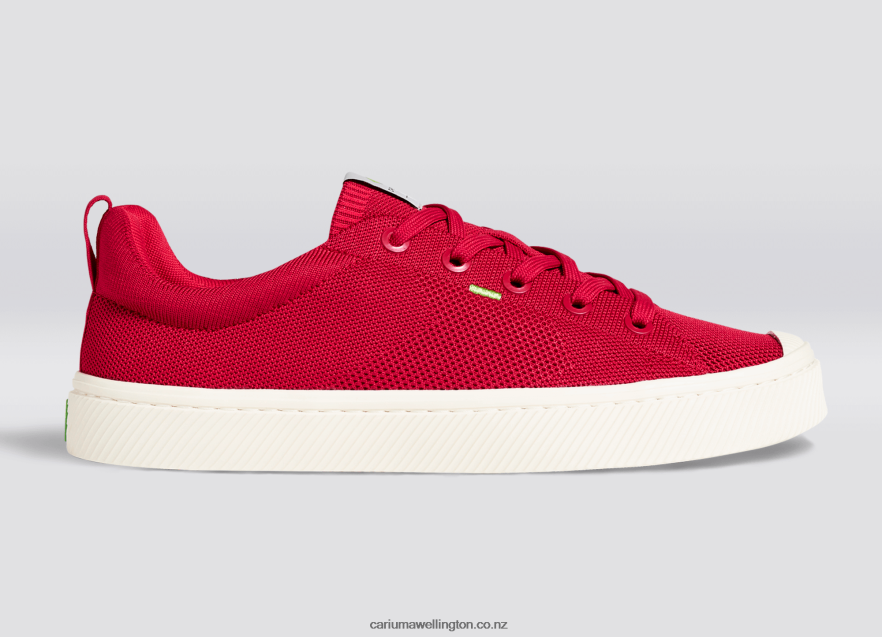 Men Cariuma Raw Red Knit TZ68P2185