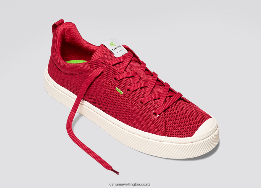 Men Cariuma Raw Red Knit TZ68P2185