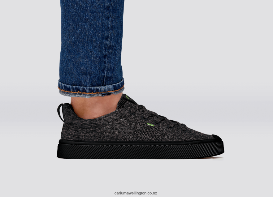 Men Cariuma Stone Black Knit TZ68P2182
