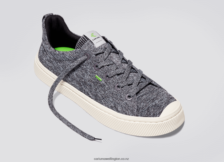 Men Cariuma Stone Grey Knit TZ68P2176