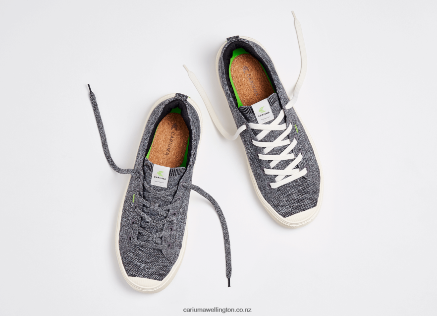 Men Cariuma Stone Grey Knit TZ68P2176