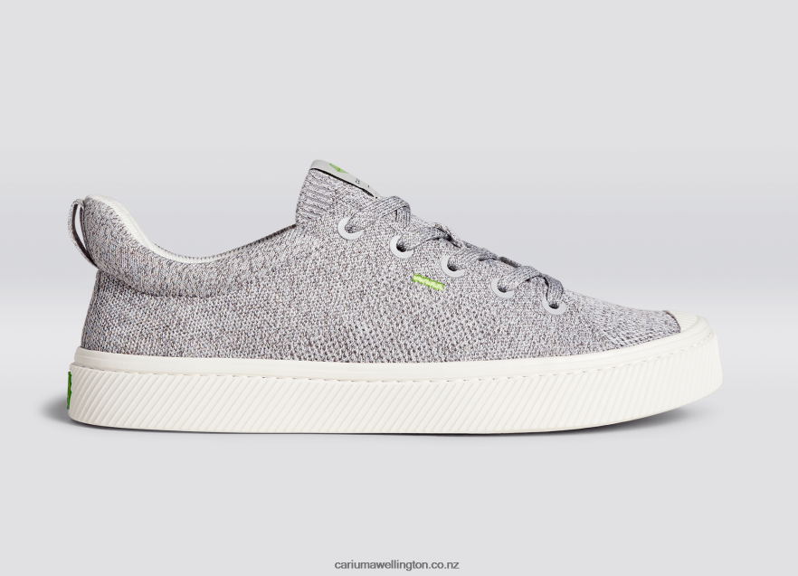 Men Cariuma Stone Light Grey Knit TZ68P2181