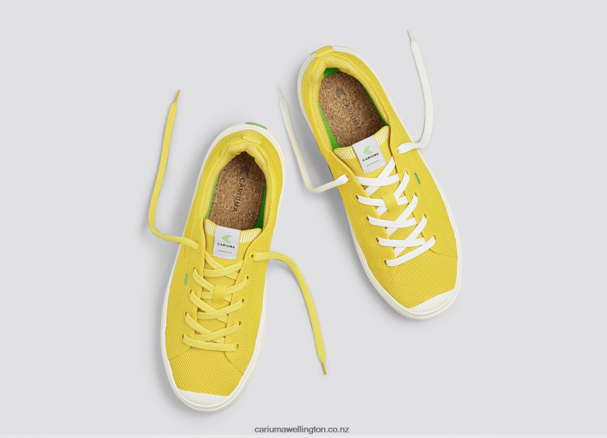 Men Cariuma Sun Yellow Knit TZ68P2186
