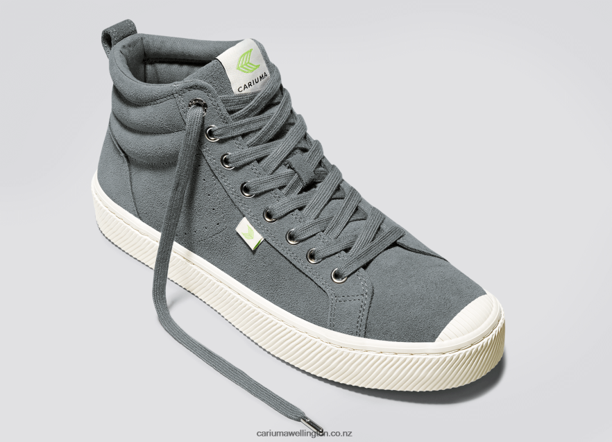 Men Cariuma Charcoal Grey Suede TZ68P260