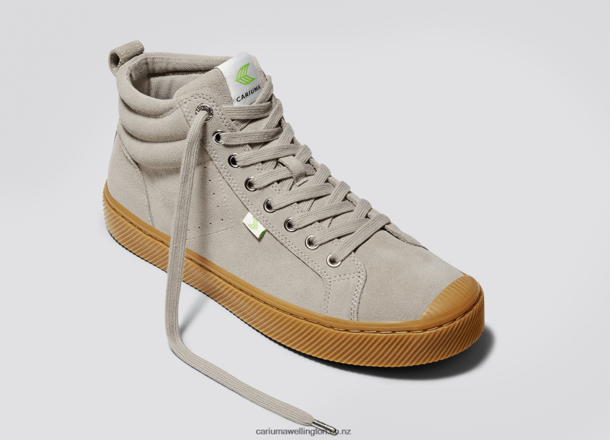 Men Cariuma Grey Gum Suede TZ68P261