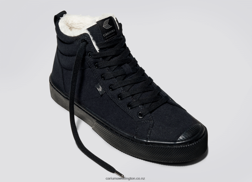 Men Cariuma Therma All Black Suede TZ68P270