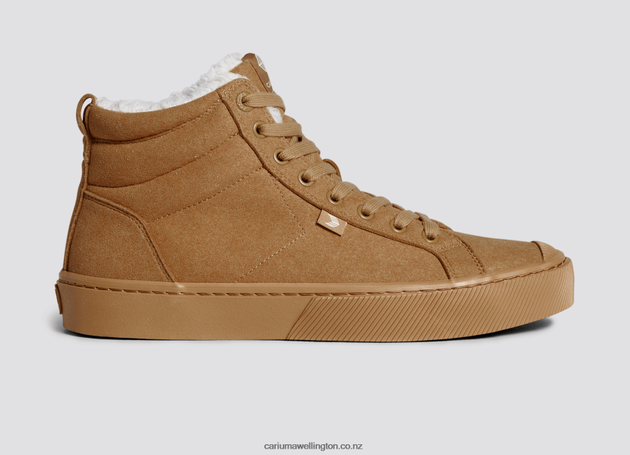 Men Cariuma Therma All Camel Suede TZ68P269