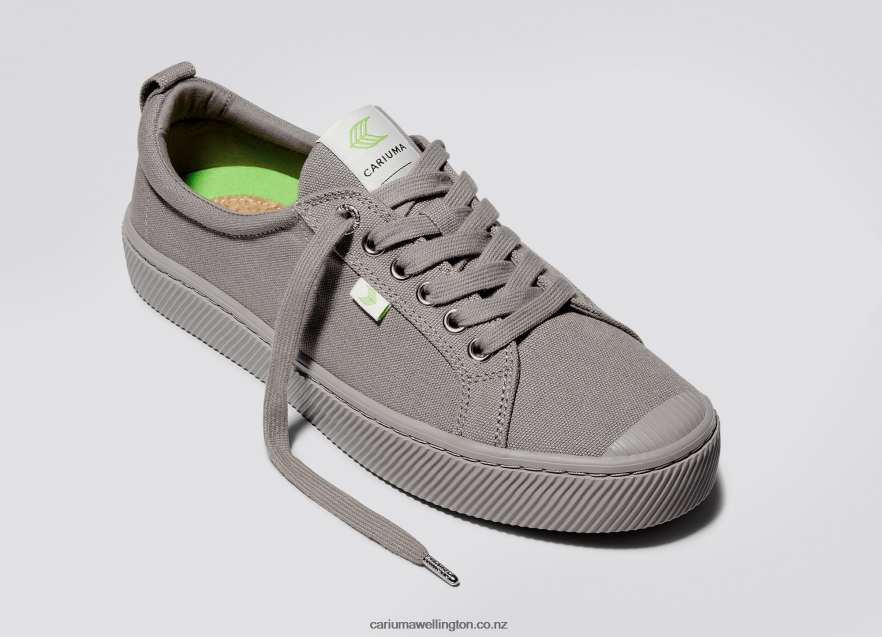Men Cariuma All Grey Canvas TZ68P233