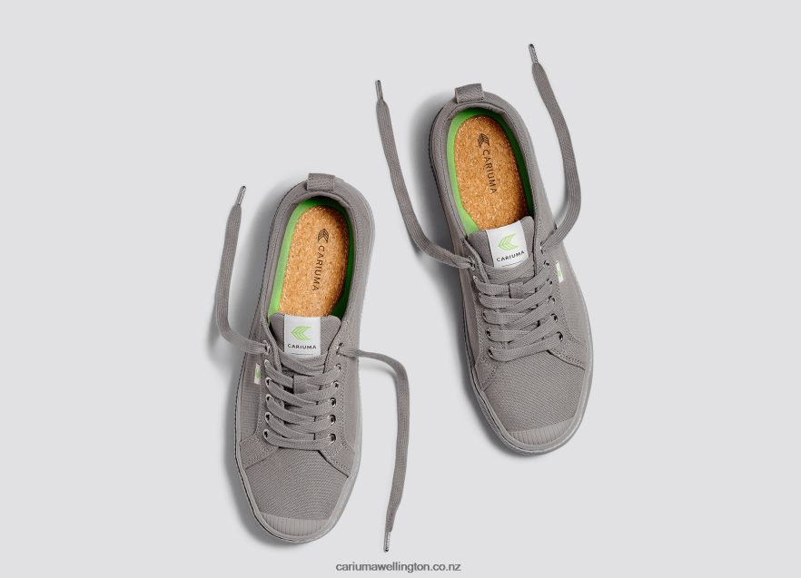 Men Cariuma All Grey Canvas TZ68P233