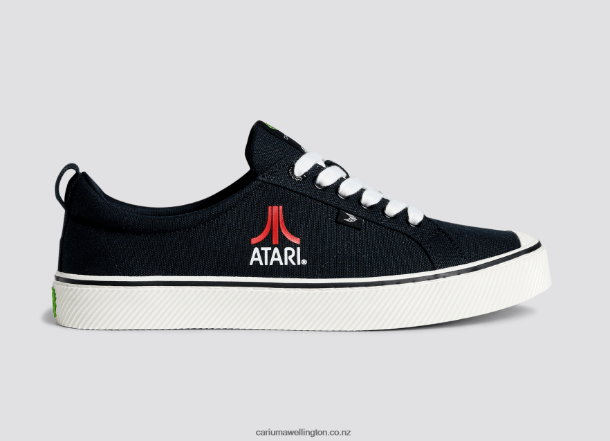 Men Cariuma Atari Black Canvas TZ68P292