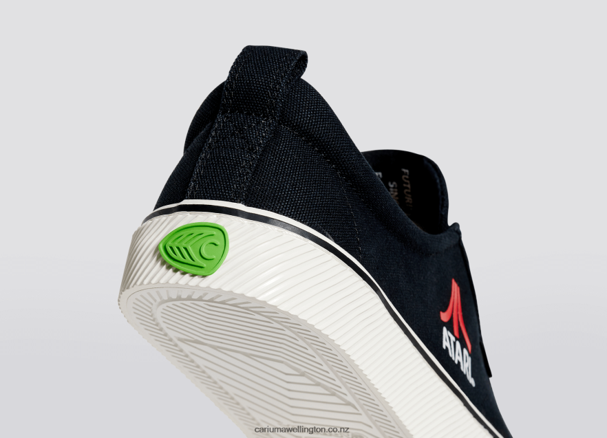Men Cariuma Atari Black Canvas TZ68P292