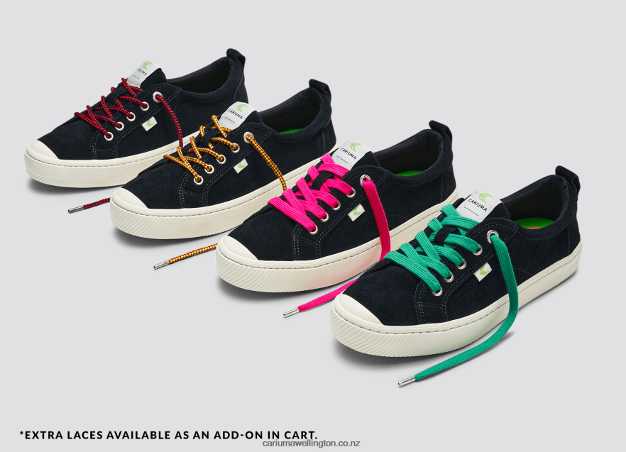 Men Cariuma Black Suede TZ68P243
