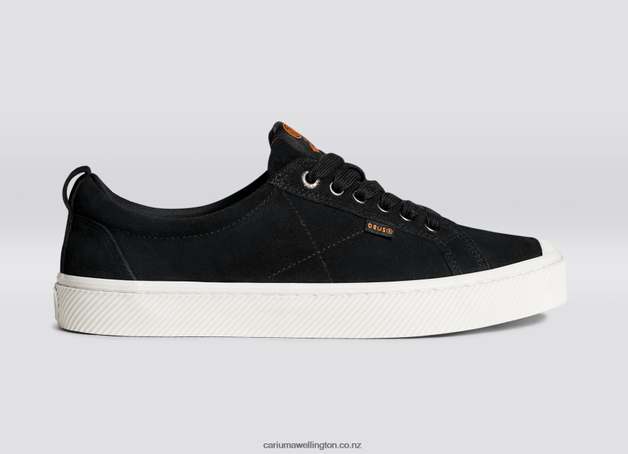 Men Cariuma Deus Ex Machina Black Suede TZ68P226