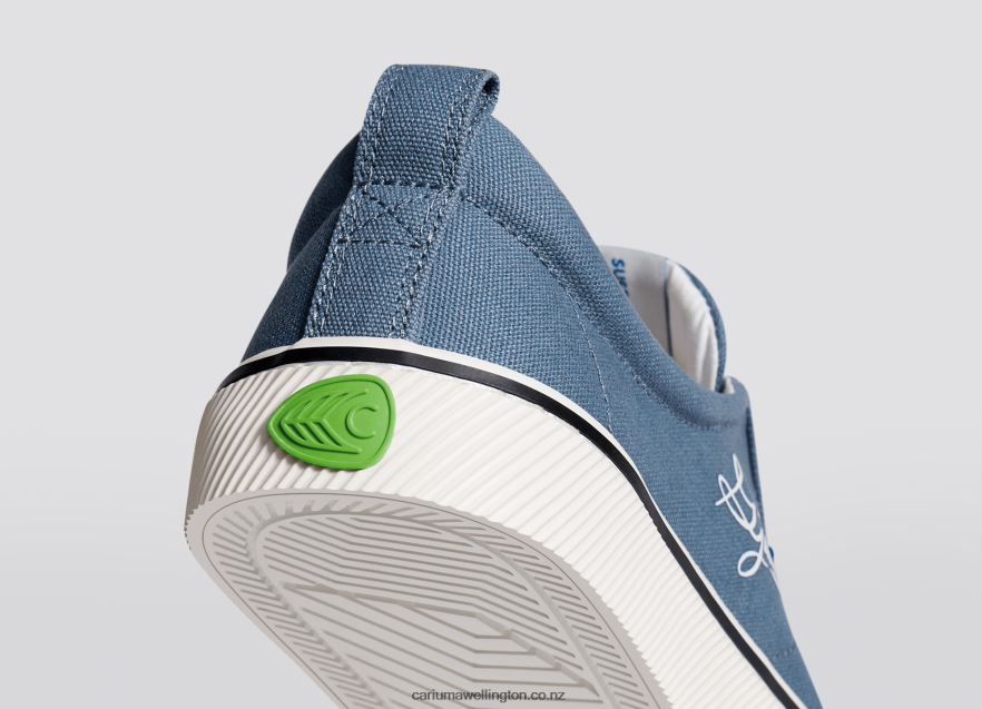 Men Cariuma Gjusta Steel Blue Canvas TZ68P253