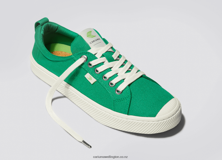 Men Cariuma Green Canvas TZ68P24
