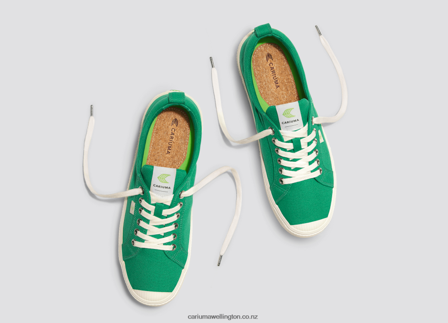 Men Cariuma Green Canvas TZ68P24