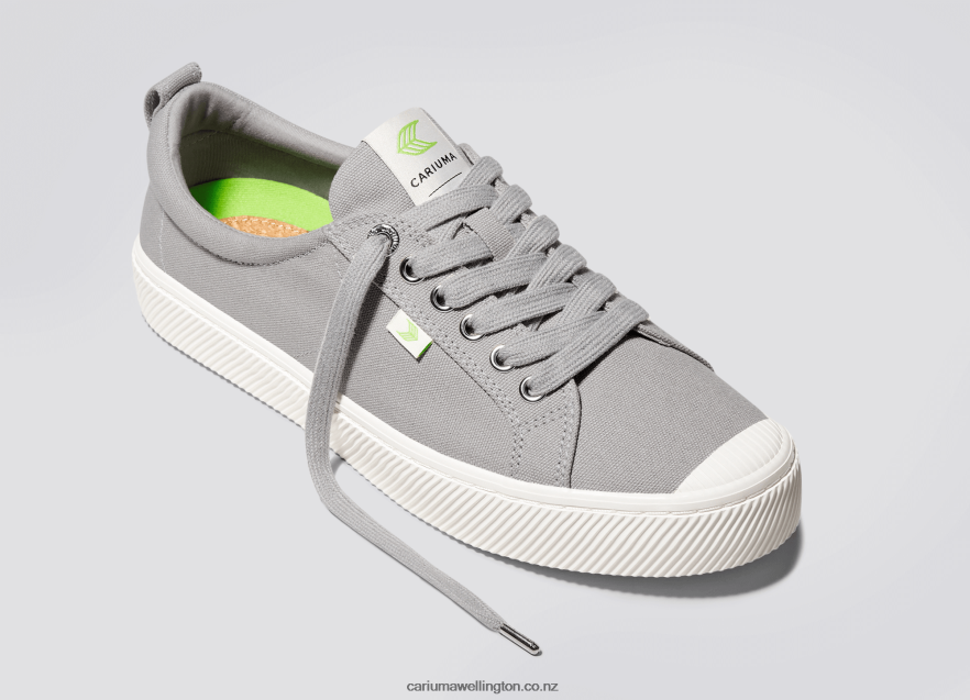 Men Cariuma Light Grey Canvas TZ68P225
