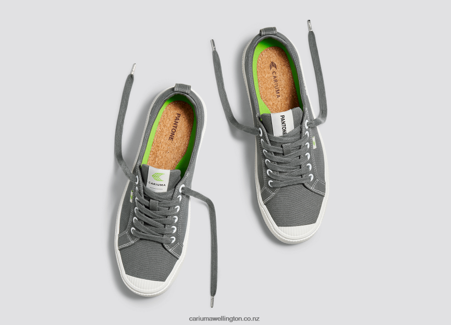 Men Cariuma Pantone Gargoyle Grey Canvas TZ68P240