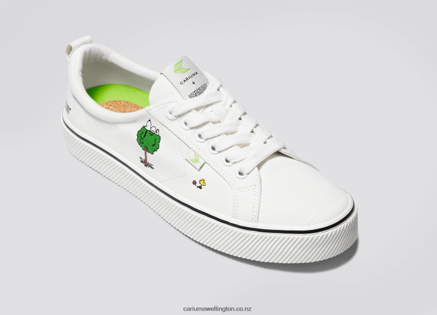 Men Cariuma Peanuts Earth Off-White Canvas TZ68P282