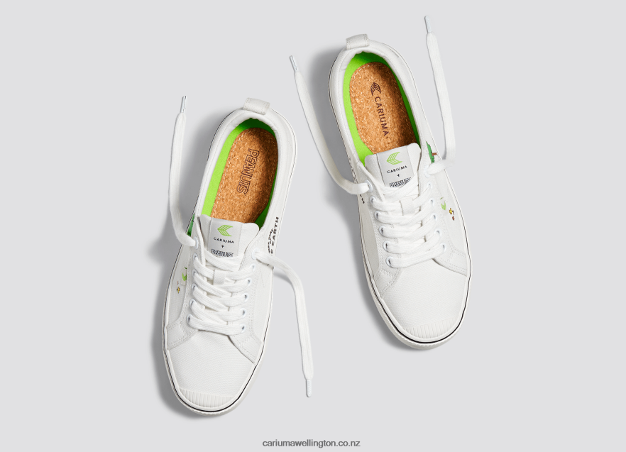 Men Cariuma Peanuts Earth Off-White Canvas TZ68P282