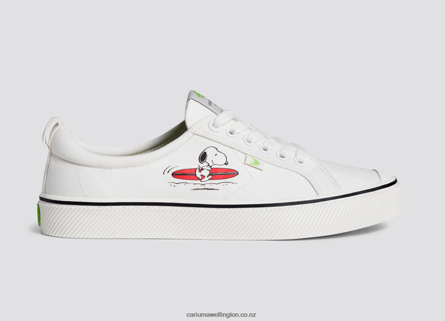 Men Cariuma Peanuts Surf Off-White Canvas TZ68P283