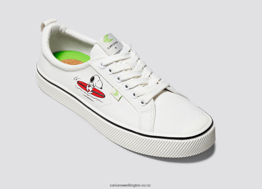 Men Cariuma Peanuts Surf Off-White Canvas TZ68P283