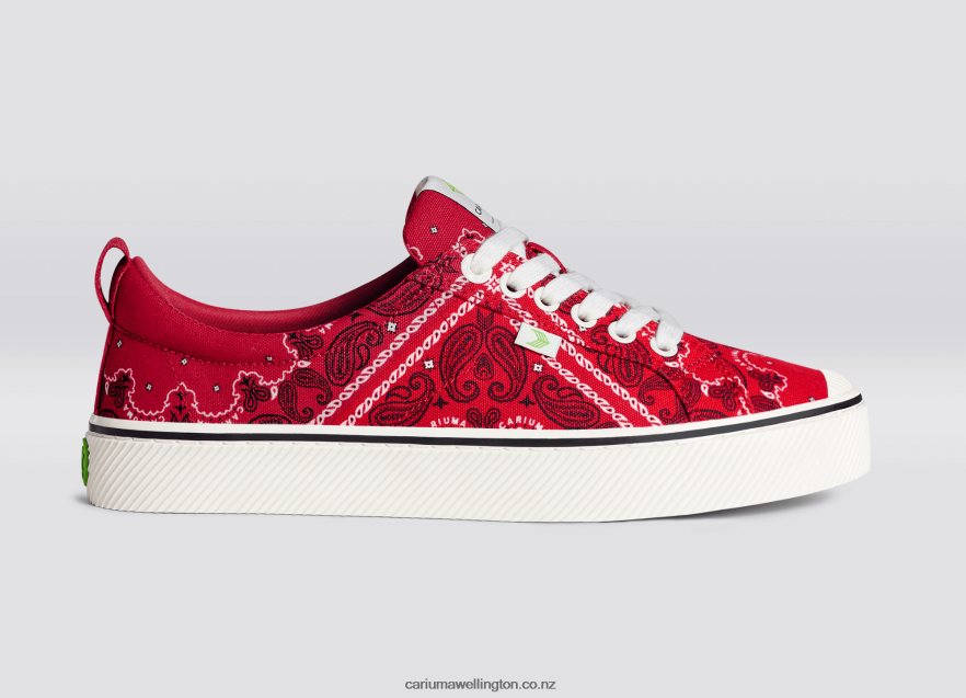 Men Cariuma Red Bandana Canvas TZ68P214