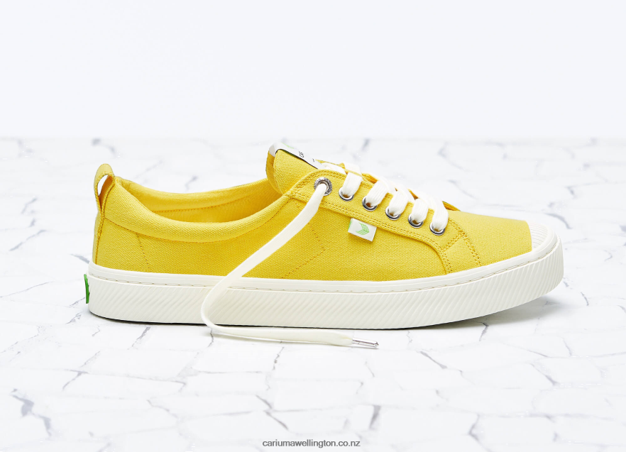 Men Cariuma Yellow Canvas TZ68P221