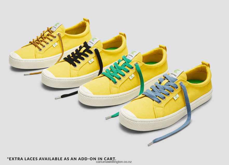 Men Cariuma Yellow Canvas TZ68P221