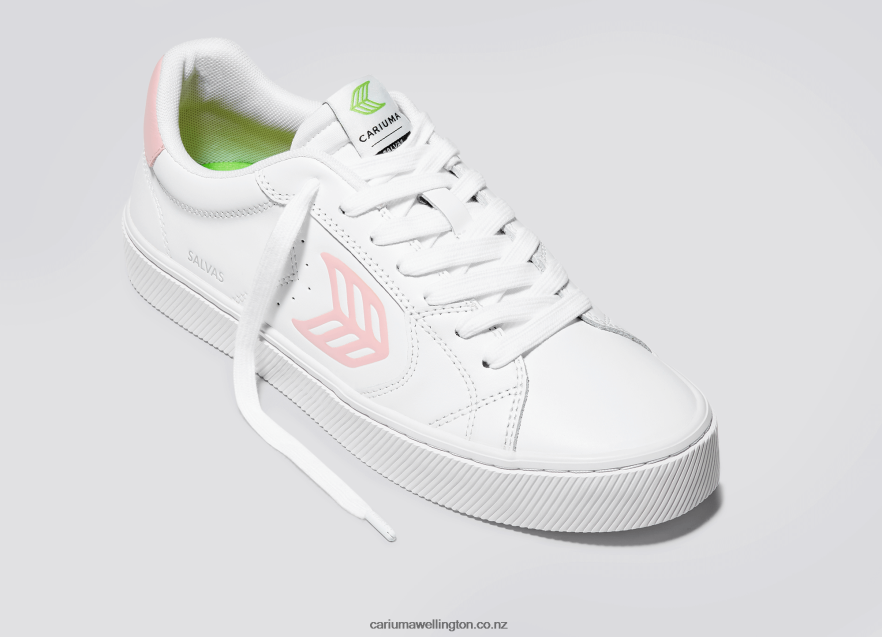 Men Cariuma White LWG Leather/Rose TZ68P2103