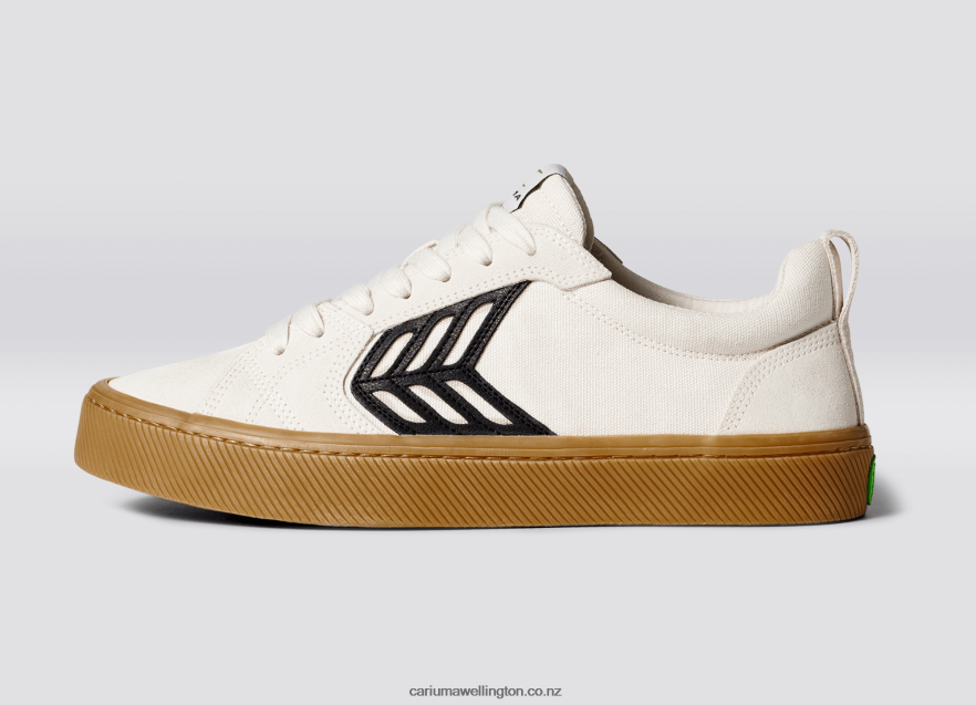 Men Cariuma Left foot(Single Shoe)-Off-White Vintage Gum/Black TZ68P2152