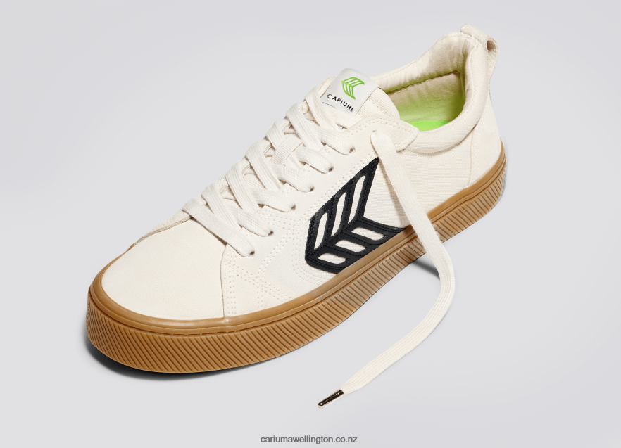 Men Cariuma Left foot(Single Shoe)-Off-White Vintage Gum/Black TZ68P2152