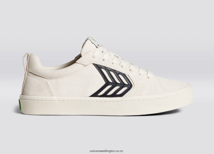 Men Cariuma Right foot(Single Shoe)-Off-White Vintage/Black TZ68P2160