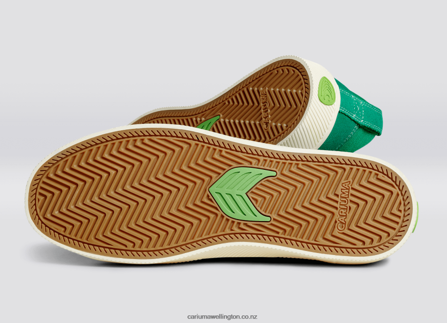 Women Cariuma Green Contrast/Ivory TZ68P2356