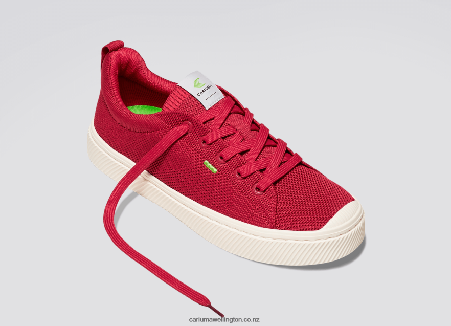 Women Cariuma Raw Red Knit TZ68P2400