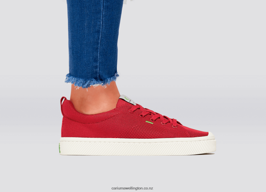 Women Cariuma Raw Red Knit TZ68P2400