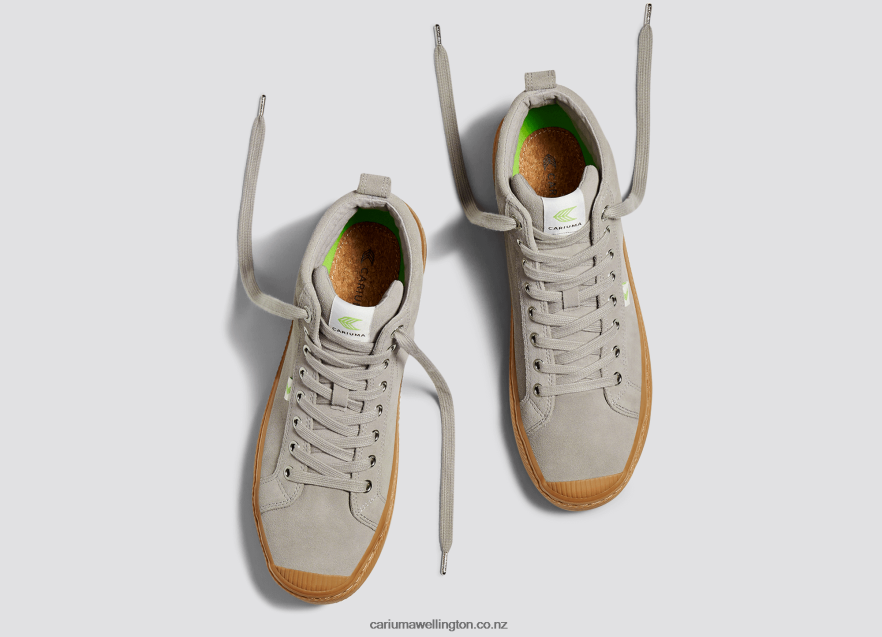 Women Cariuma Grey Gum Suede TZ68P2278
