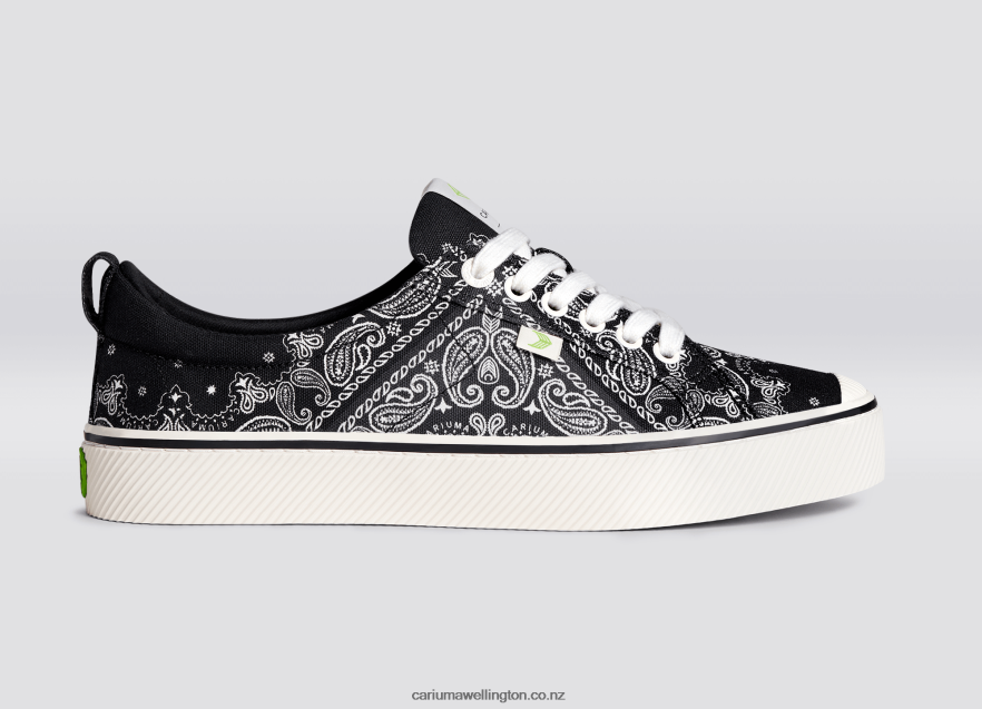 Women Cariuma Black Bandana Canvas TZ68P2235