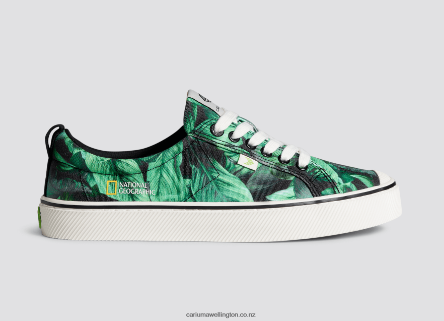 Women Cariuma National Geographic Peace Lily Green Canvas TZ68P2245