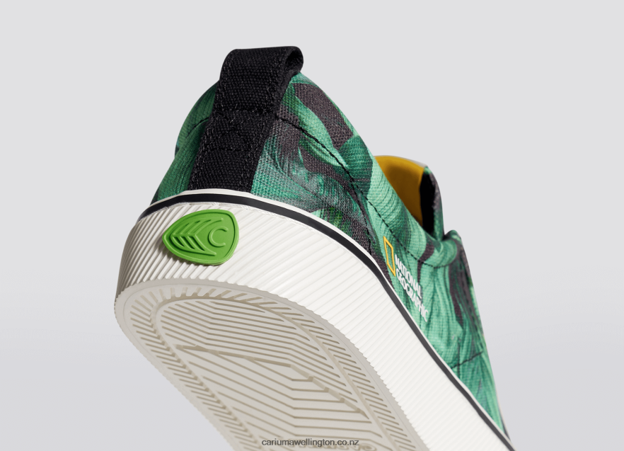 Women Cariuma National Geographic Peace Lily Green Canvas TZ68P2245