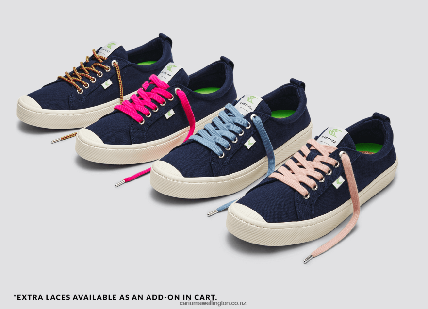 Women Cariuma Navy Canvas TZ68P2239