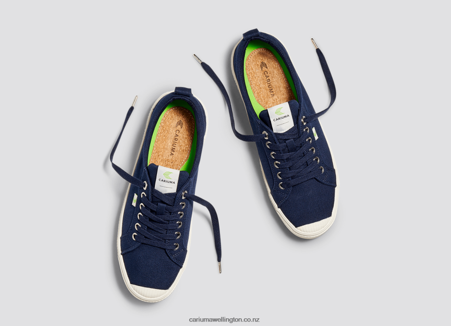 Women Cariuma Navy Canvas TZ68P2239