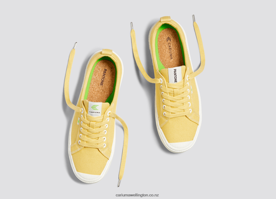 Women Cariuma Pantone Cornsilk Canvas TZ68P2268