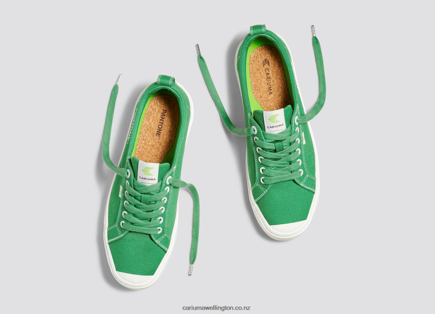 Women Cariuma Pantone Greenbriar Canvas TZ68P2231