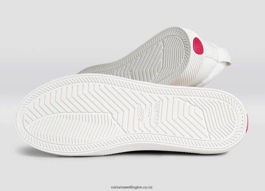 Women Cariuma Pantone Off-White/Viva Magenta Canvas TZ68P2252