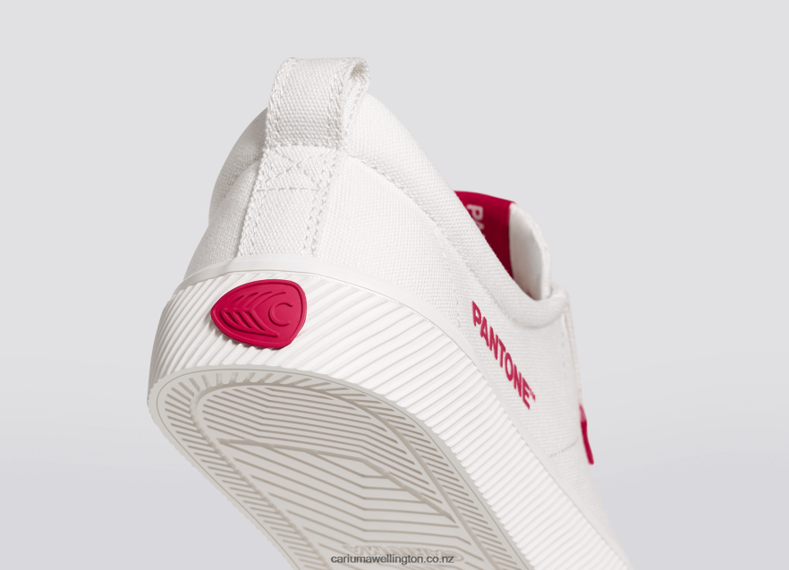 Women Cariuma Pantone Off-White/Viva Magenta Canvas TZ68P2252