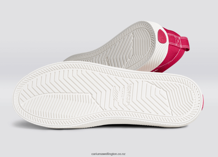 Women Cariuma Pantone Viva Magenta/Off-White Canvas TZ68P2251